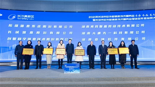 長沙首評軟件和信息技術服務業名企名人名品 激發行業活力，共促數字未來
